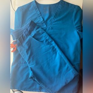 Figs Alps Blue Tall Jogger Scrub Set